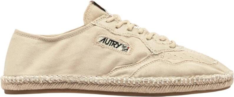 Autry Lage Espadrilles Dames Ivoor