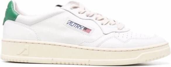 Autry Lage Heren Groene Sneakers Wit Heren