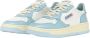 Autry Lage Leren Blauwe Medalist Sneakers Multicolor Dames - Thumbnail 7