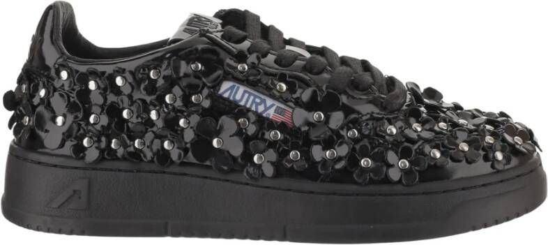 Autry Lage leren sneakers met metalen studs - Foto 2