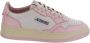 Autry Witte en Roze Lage Leren Sneakers Witte Roze Leren Sneakers voor Dames Multicolor White Dames - Thumbnail 23