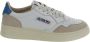Autry International Low-Top Sneakers baskets medalist low cuir suede bleu in beige - Thumbnail 12