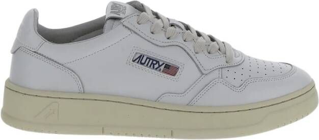 Autry Lage Leren Sneakers White Heren