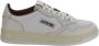 Autry Kleurrijke Leren Sneaker met Reflecterend Label White Heren - Thumbnail 1