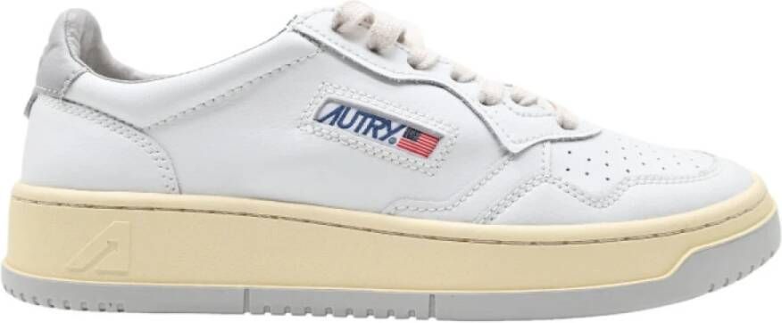 Autry Lage Leren Witte Sneakers White Heren