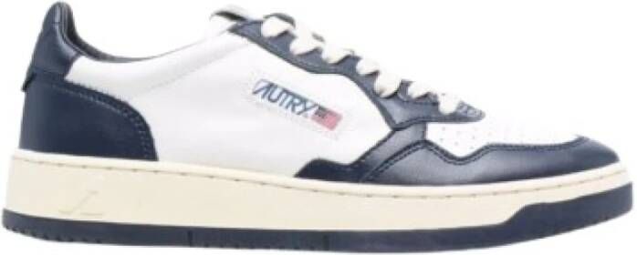 Autry Lage leren sneaker met stijlvol ontwerp Blue Heren - Foto 3