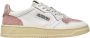 Autry Vintage Lage Leren Suede Sneakers Wit Koraal Multicolor - Thumbnail 5