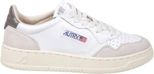 Autry Lage Medalist Sneaker in Wit Morel