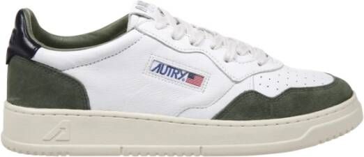 Autry Lage Medalist Sneaker in Zwart Multicolor Heren