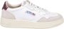 Autry Lage Medalist Sneaker Wit Bordeaux - Thumbnail 1