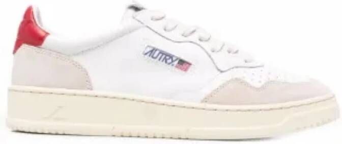 Autry Medalist Low Leren Suède Sneakers Multicolor Dames