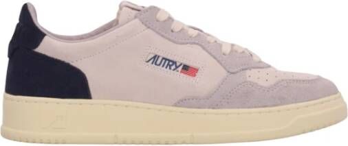 Autry Vintage-geïnspireerde suède sneaker met geperforeerde neus Multicolor Heren