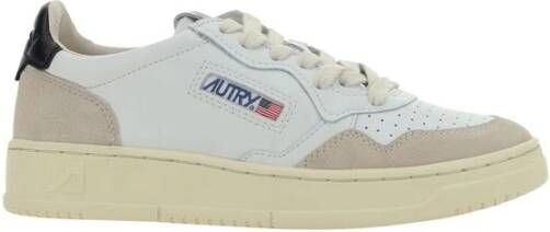 Autry Lage Medalist Sneakers van Leer White Dames