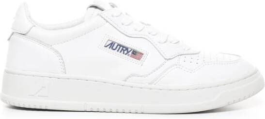 Autry Tijdloze stijl: Medalist Witte Platte Schoenen Wit Heren - Foto 7