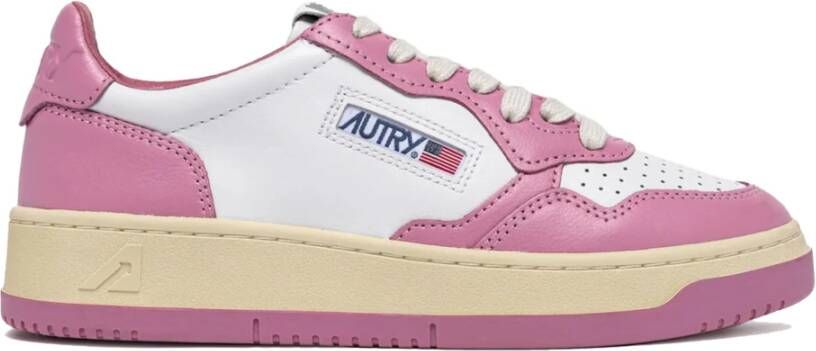 Autry Lage Medalist Witte Sneakers