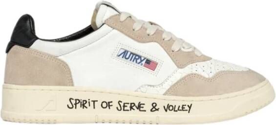 Autry Tijdloze stijl: Medalist Vintage-geïnspireerde schoen White Heren