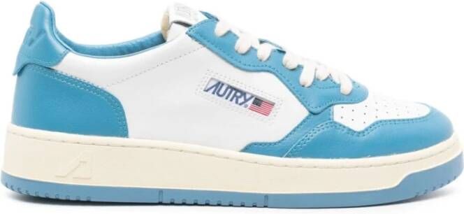 Autry Lage Sneaker Wit Blauw Multicolor Heren