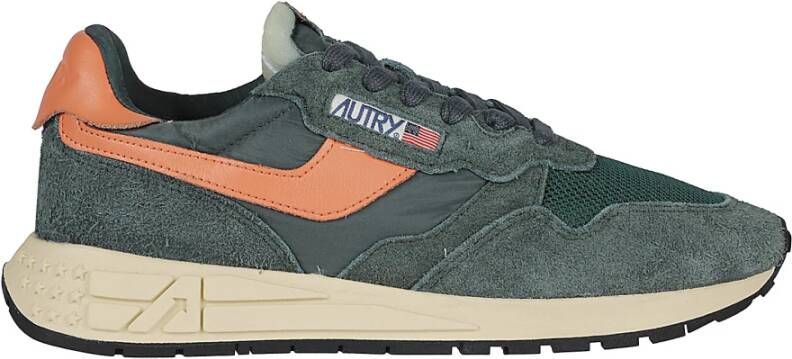 Autry Lage Sneakers Green Heren