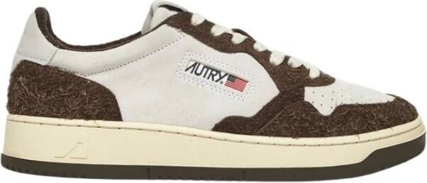 Autry Lage Sneakers in Vintage Stijl uit de jaren 1980 Brown Heren