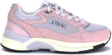Autry Lage Sneakers met Suède en Stof