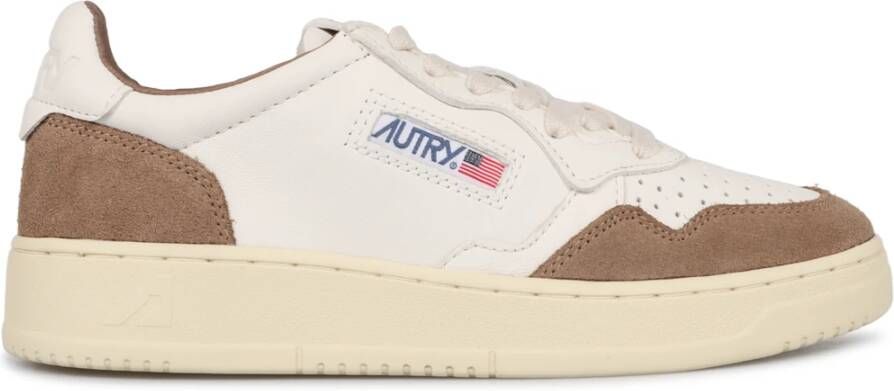 Autry Lage sneakers met suède inzetstukken