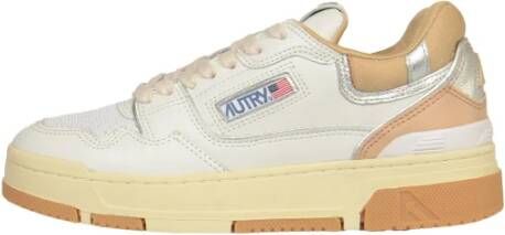 Autry Vintage-geïnspireerde CLC Low Leren Sneaker White Dames