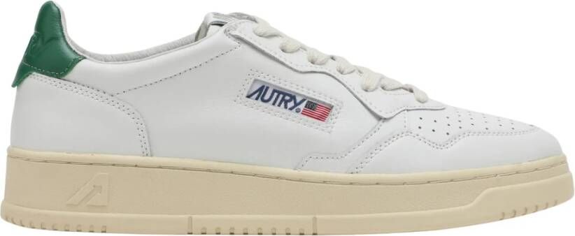 Autry Lage Stoffen Sneaker voor Mannen White Heren
