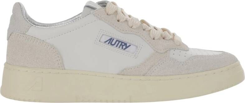 Autry Lage Suède Sneakers Unisex Wit