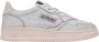 Autry Lage Suède Sneakers Wit Roze - Thumbnail 1