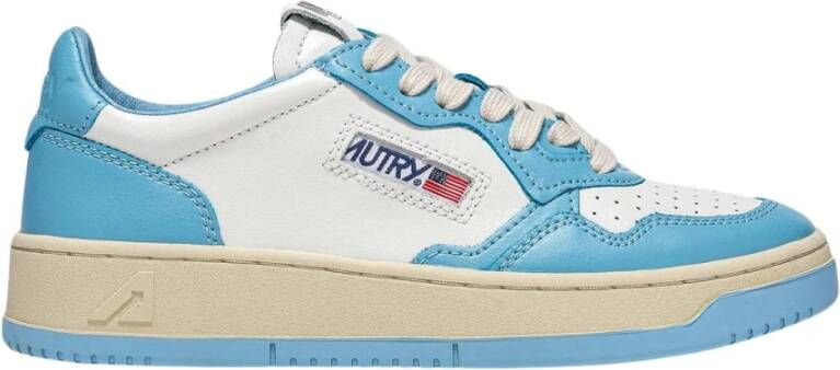 Autry Lage Top Leren Sneakers in Wit