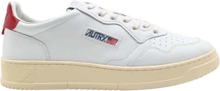 Autry Lage Top Leren Sneakers White Heren