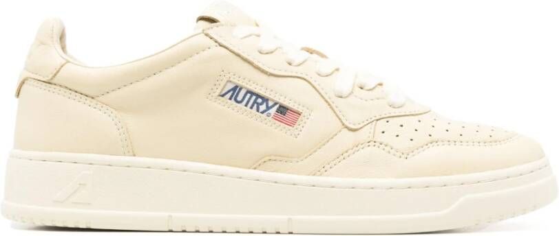 Autry Lage Top Medalist Sneakers Beige Heren