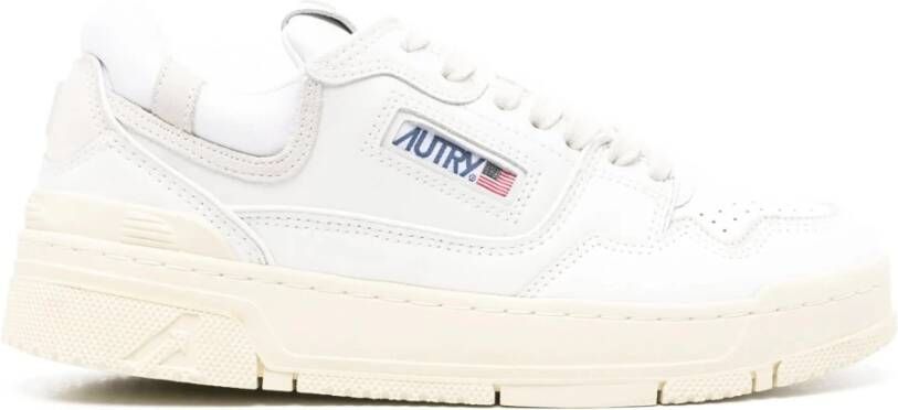 Autry Lage Top Witte Sneakers White Dames