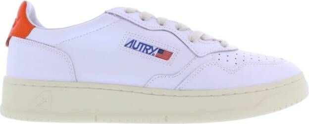 Autry Lage Leren Sneakers voor Heren White Heren