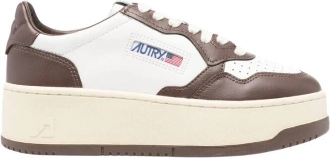 Autry Lage Witte Dames Sneakers Multicolor Dames