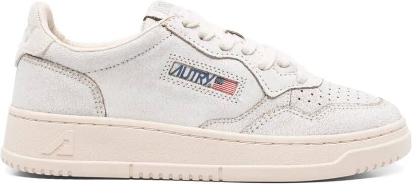 Autry Legendarische tennissneakers in lichtgrijs suède