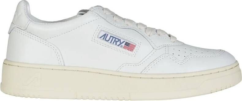 Autry Leren Basis Sneakers White Heren