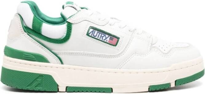 Autry Leren Sneakers met TPU Details en Suede Inzetstukken Multicolor Heren