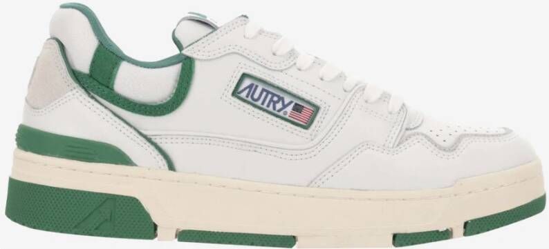 Autry Leren Sneakers met TPU Details en Suede Inzetstukken Multicolor Heren