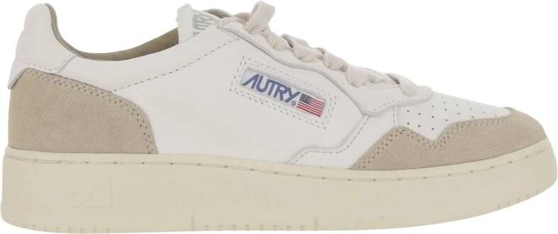 Autry Leren en Suède Lage Sneakers