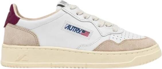 Autry Leren en suède sneakers
