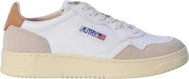 Autry Leren en suède sneakers met comfort Multicolor Heren