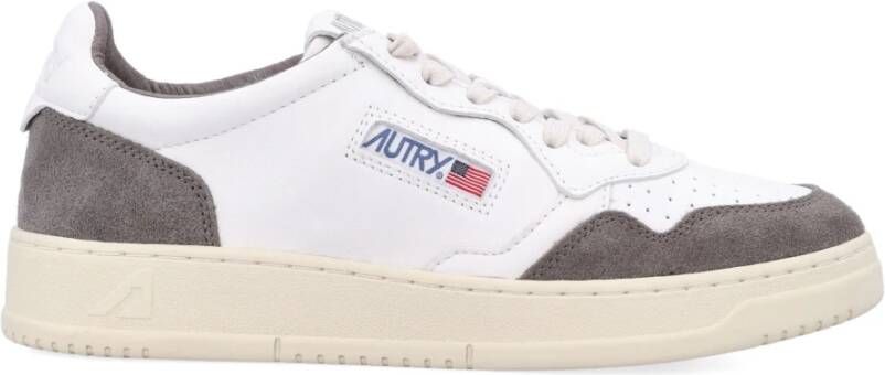 Autry Leren lage sneakers met geperforeerde details