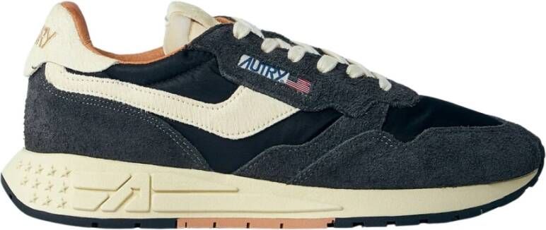 Autry Leren lage sneakers met logo-details