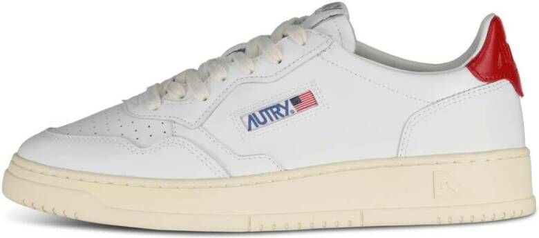Autry Leren Medalist Lage Sneaker Rood White Heren - Foto 2