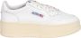 Autry Leren Platform Sneakers White Dames - Thumbnail 1