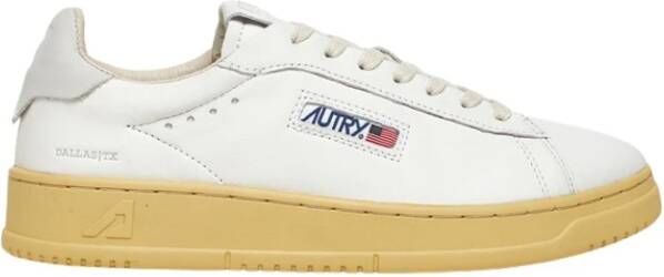 Autry Leren sneakers in vintage stijl uit de jaren 80 White Heren