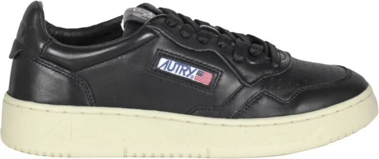 Autry Leren sneakers met geborduurd logo