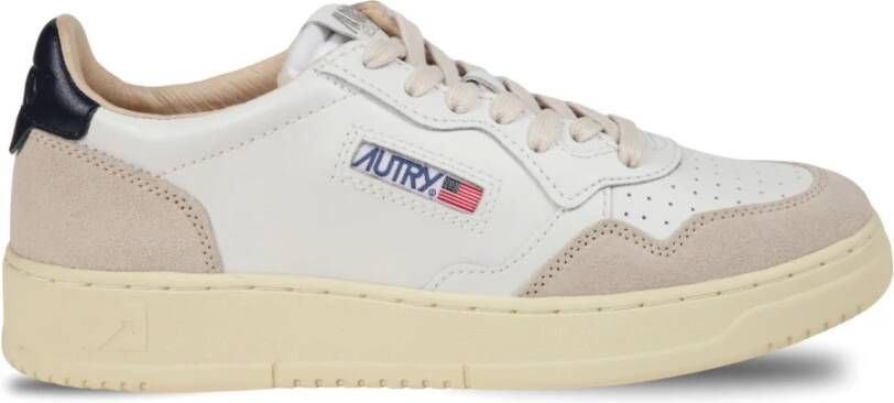 Autry Leren Sneakers met Suède Inzetstukken