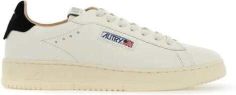 Autry Leren Sneakers met Suède Spoiler White Heren